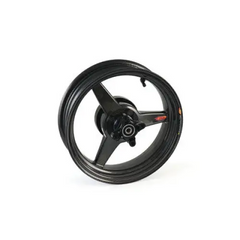 BST Diamond TEK 3 Spoke Carbon Fiber Rear Wheel for the Kawasaki Z125 Pro - 4.0 x 12 - wheels