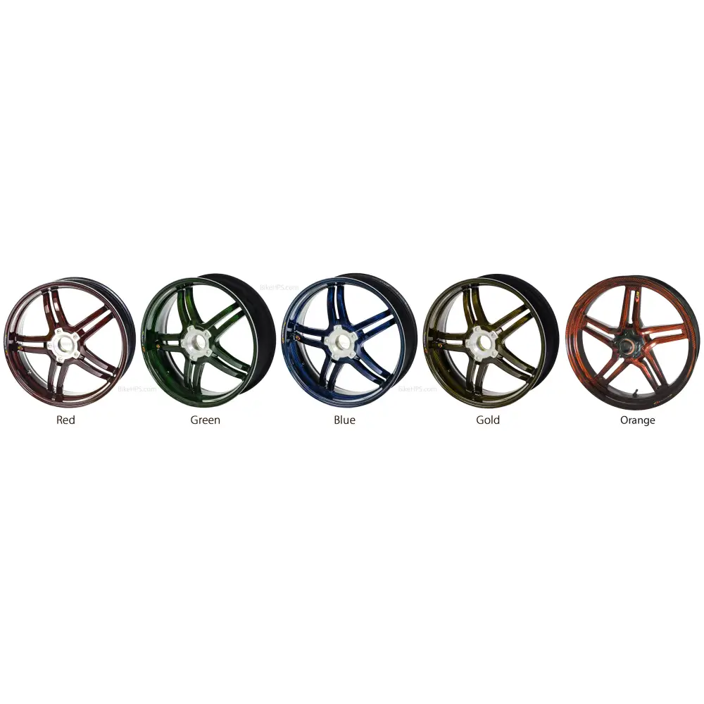 BST Diamond TEK 5 Spoke Carbon Fiber Front Wheel for the Kawasaki ZRX1200 (01-05) - 3.5 x 17 - wheels