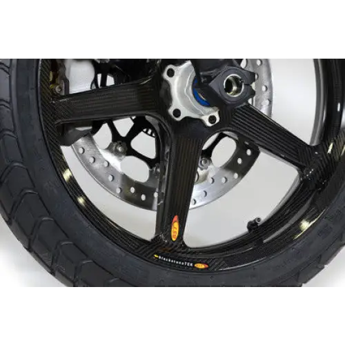 BST Twin TEK 5 Spoke Carbon Fiber Front Wheel for the Harley Davidson Indian and V-Twin Custom Models - 2.75 x 19