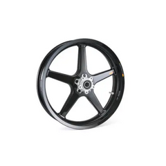 BST Twin TEK 5 Spoke Carbon Fiber Front Wheel for the Harley Davidson Indian and V-Twin Custom Models - 2.15 x 19