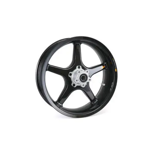 BST Twin TEK 5 Spoke Carbon Fiber Rear Wheel for the Harley Davidson Indian and V-Twin Custom Models - 5.5 x 17 - wheels