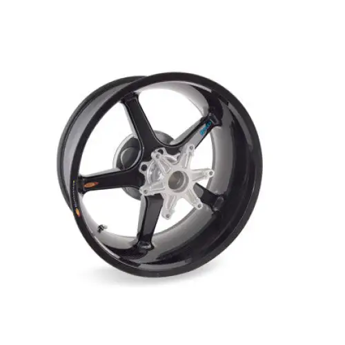 BST Twin TEK 5 Spoke Carbon Fiber Rear Wheel for the Triumph Rocket III (2014 + ) w/ABS - Includes Carrier - 8.5 x 18