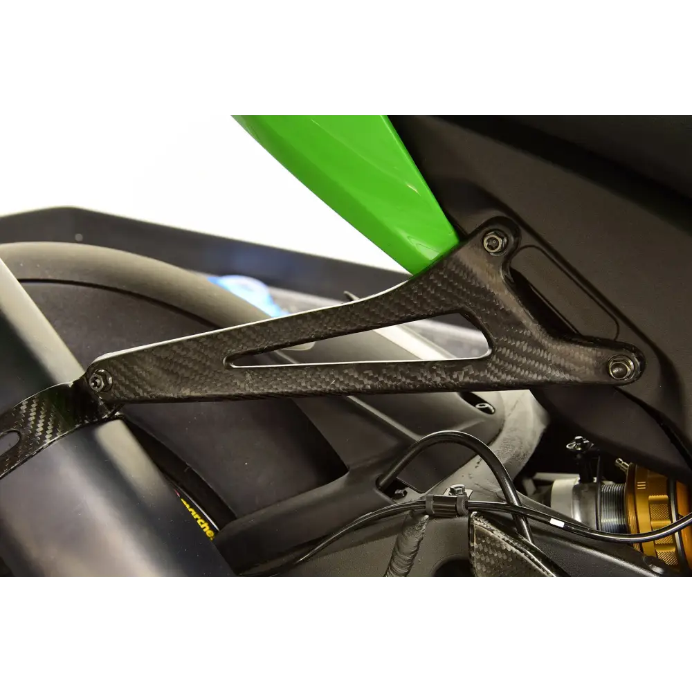 Carbon Fiber Exhaust Hanger Bracket - ZX-10R / ZX-6R - Parts