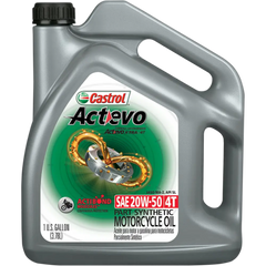 CASTROL Act Evo? Semi-Synthetic 4T Engine Oil - 20W-50 - 1 U.S. gal. 15D7D1