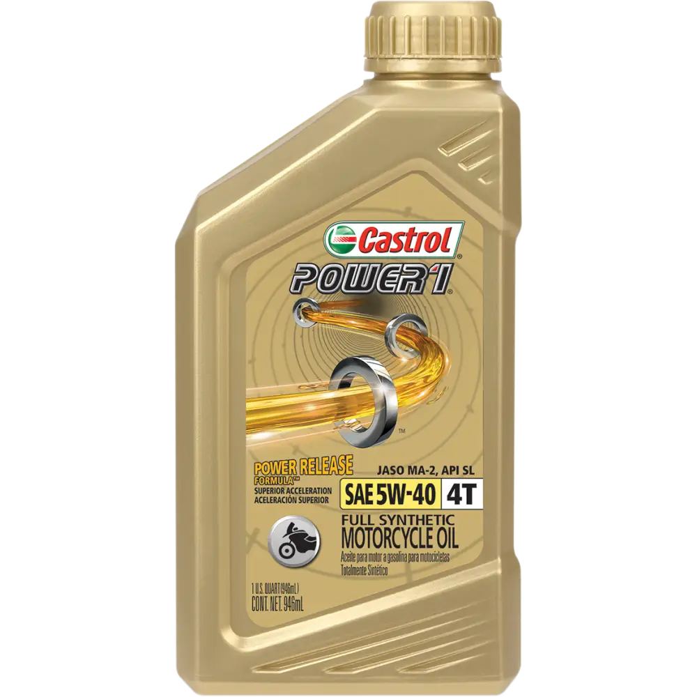 CASTROL Power 1? Synthetic Engine Oil - 5W-40 - 1 U.S. quart 15D29D