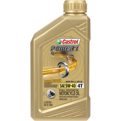 CASTROL Power 1? Synthetic Engine Oil - 5W-40 - 1 U.S. quart 15D29D