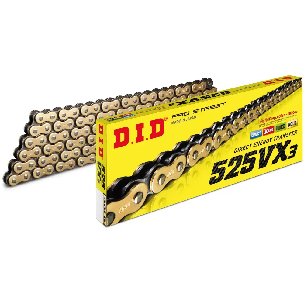 Chain 525vx3 116l Gold/Black