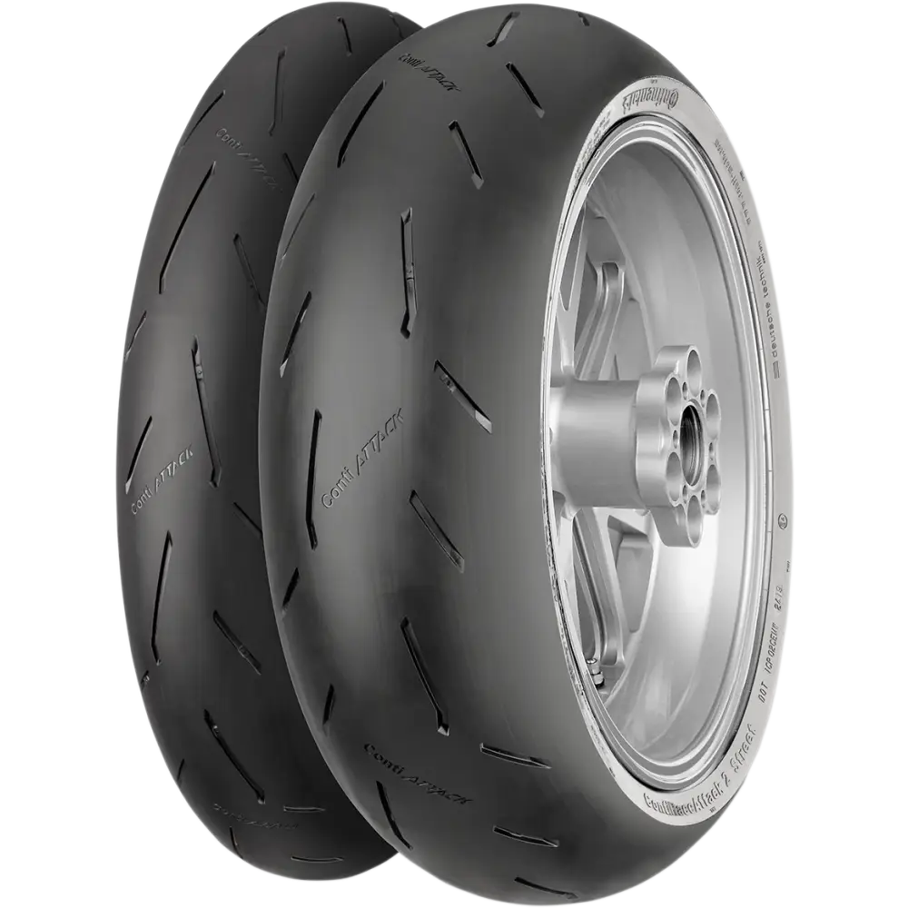 CONTINENTAL Tire - ContiRaceAttack 2 Street - Rear - 190/55ZR17 - (75W) 02446610000