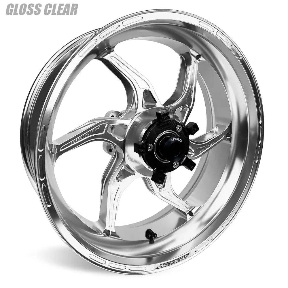 Core Moto APEX-6 Forged Aluminum Wheels for the Honda CBR600RR (2007 + ) - wheels