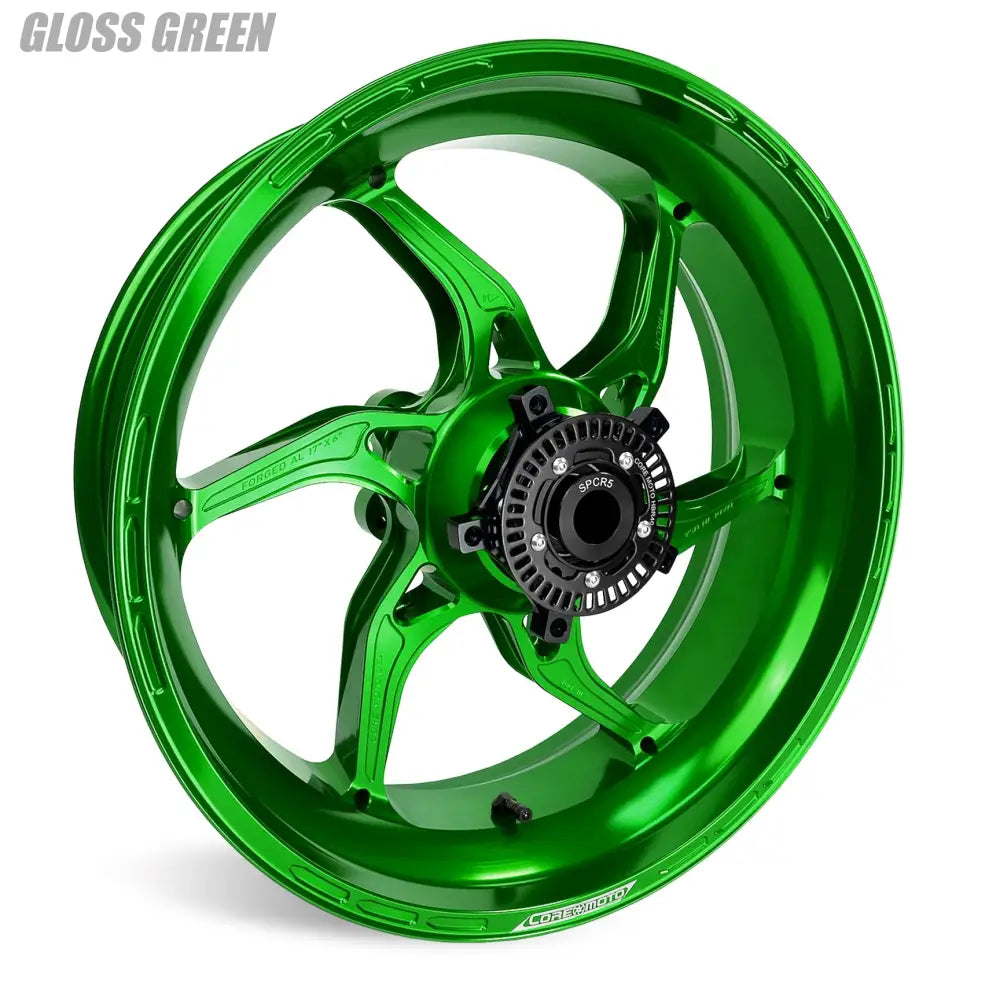 Core Moto APEX-6 Forged Aluminum Wheels for the Kawasaki ZX-6R / ZX636 (05-12) - wheels