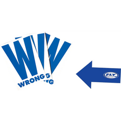 Course Marker W/Green Arrow 5.5x8.5"