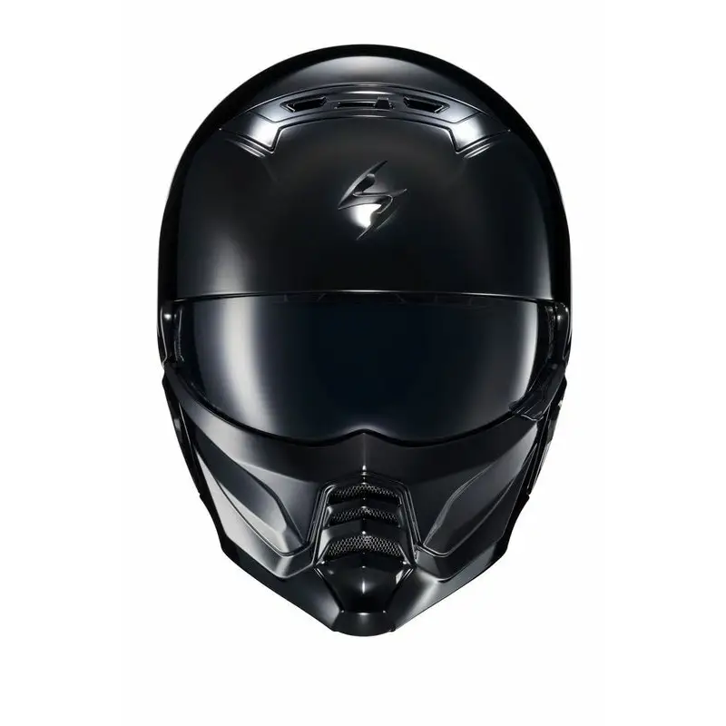Covert 2 Open Face Helmet Gloss Black 2x