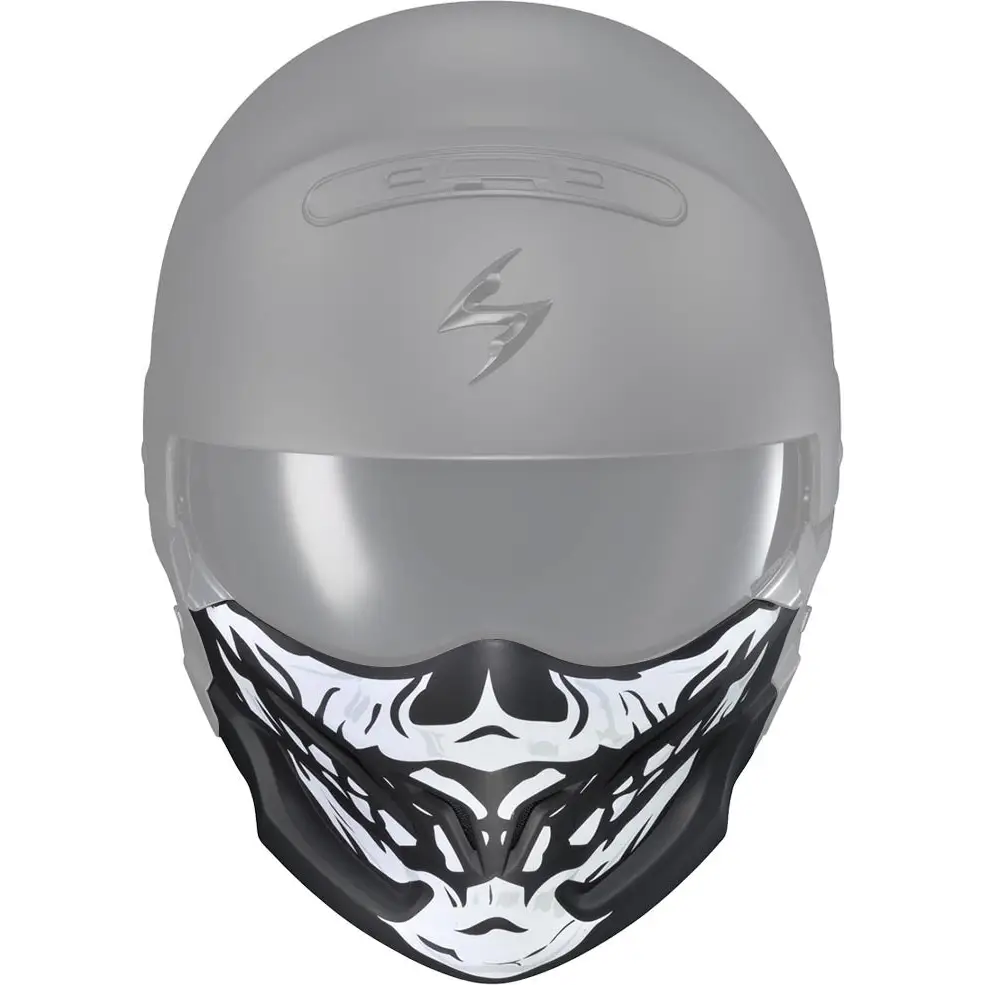 Covert Face Mask Skull Black/White
