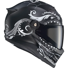 Covert Fx Full Face Helmet El Malo White/Matte Black Sm