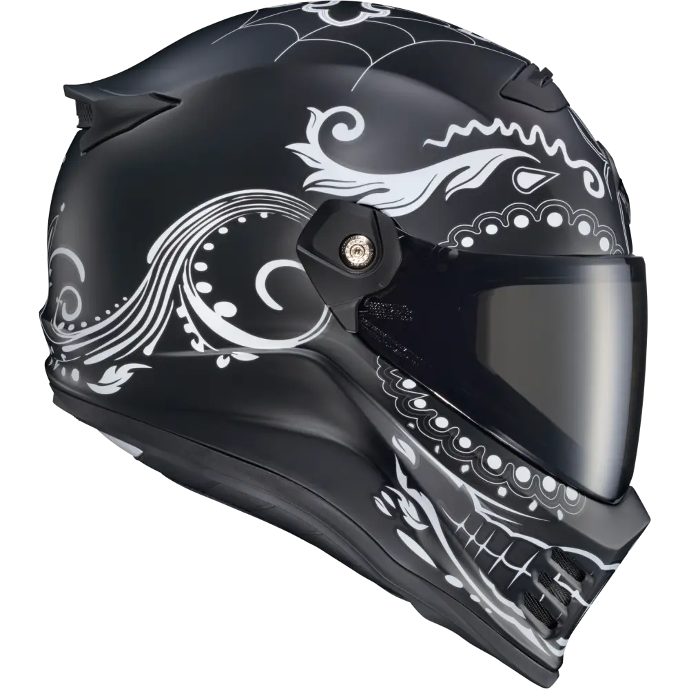 Covert Fx Full Face Helmet El Malo White/Matte Black Xs
