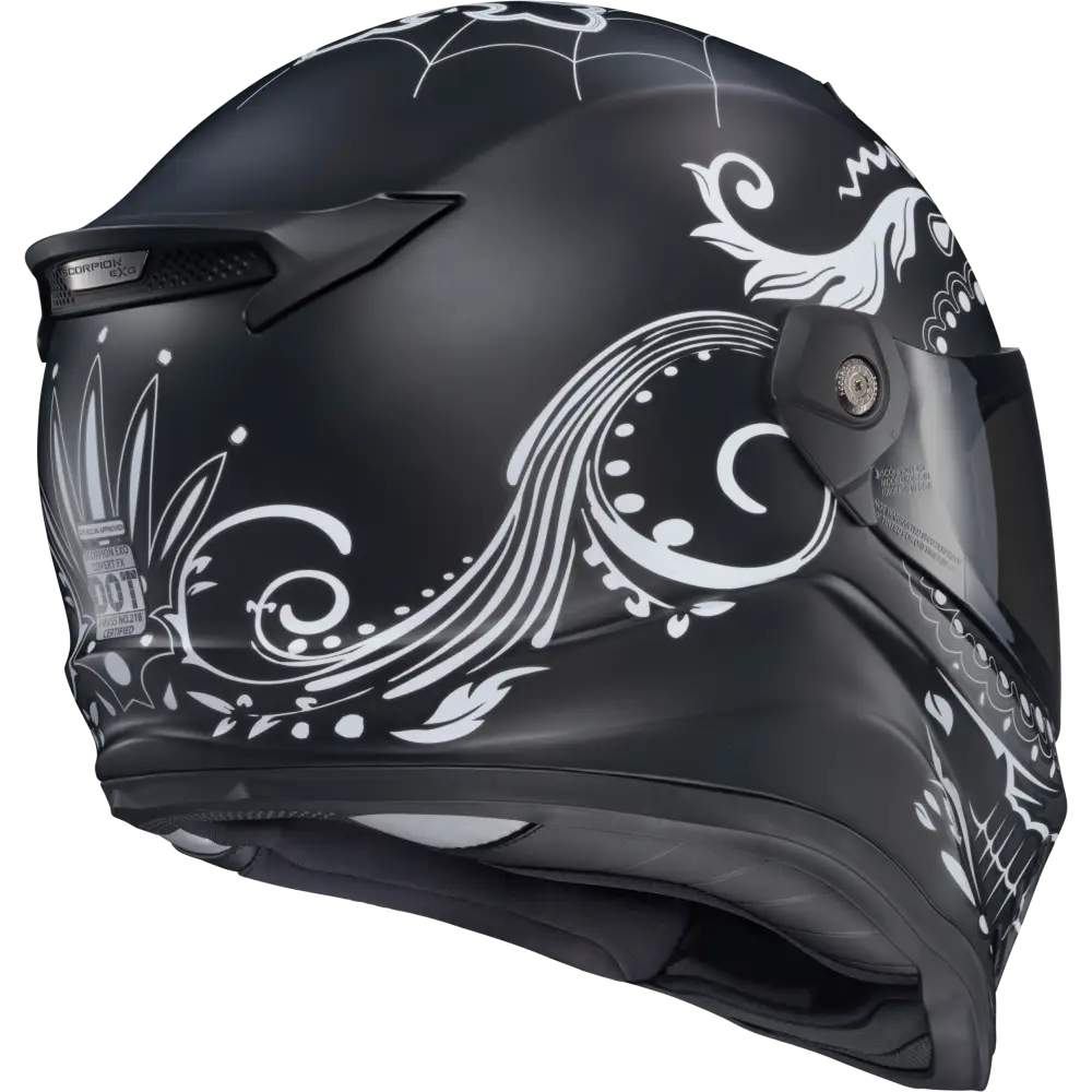 Covert Fx Full Face Helmet El Malo White/Matte Black Xs