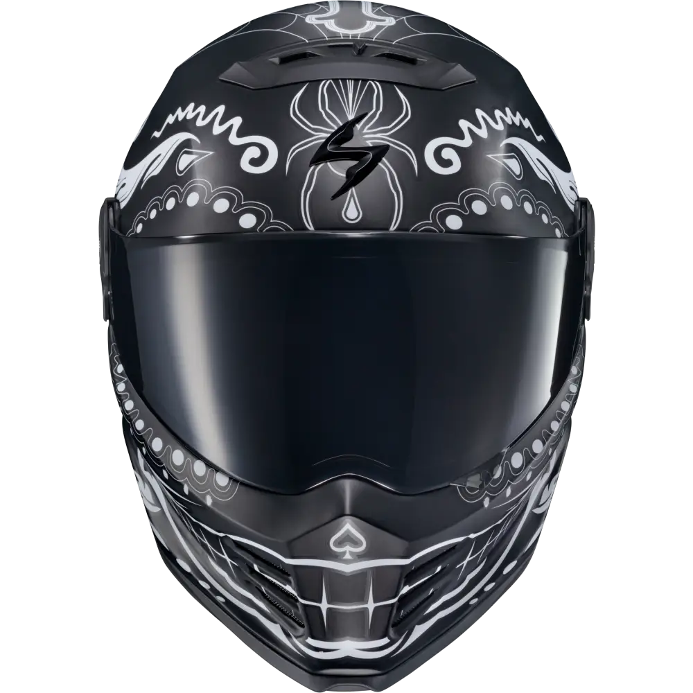 Covert Fx Full Face Helmet El Malo White/Matte Black Xs