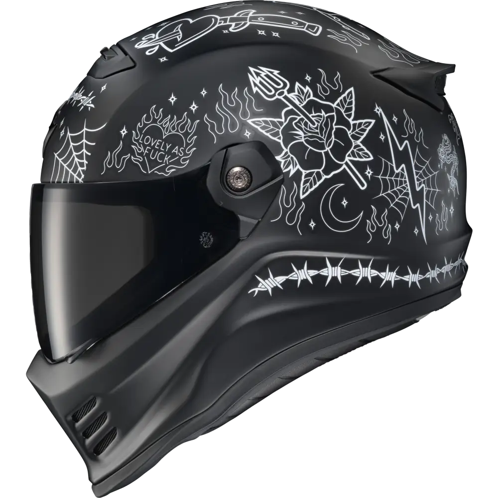 Covert Fx Full Face Helmet The Litas 2 Black Xs