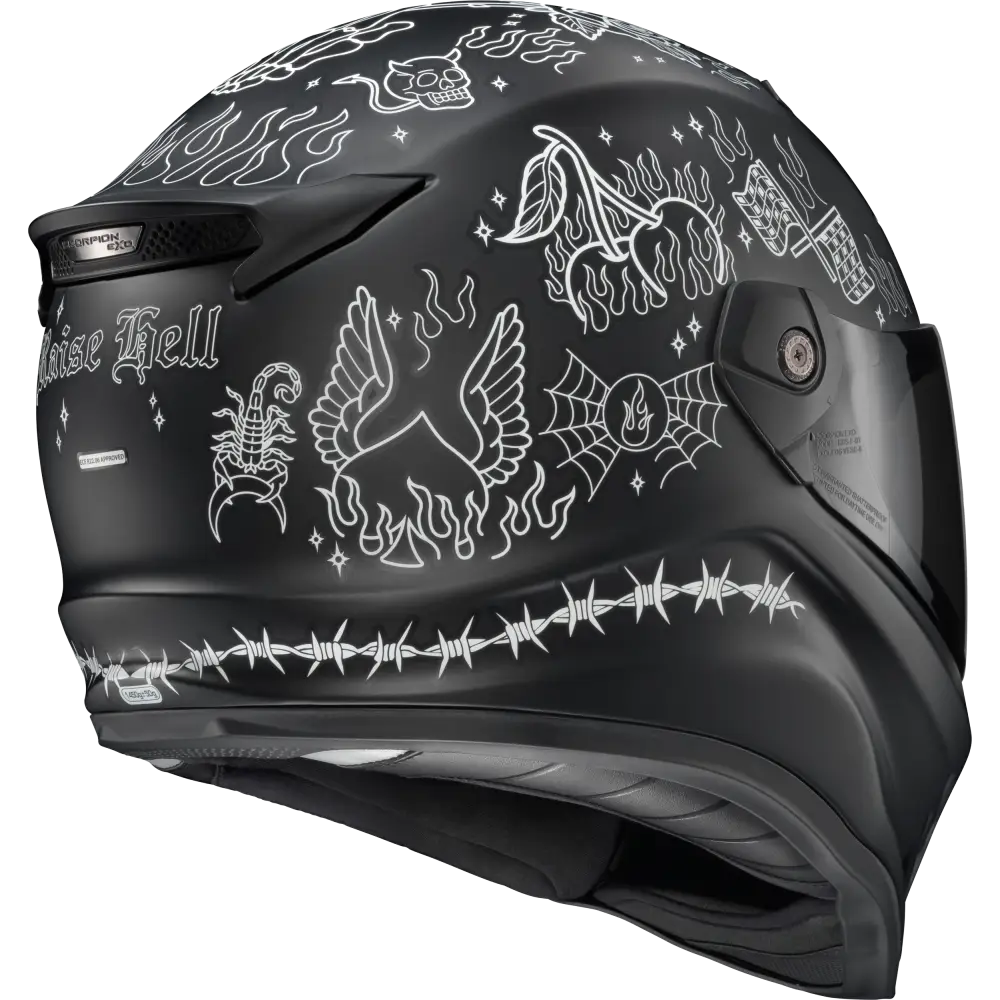Covert Fx Full Face Helmet The Litas 2 Black Xs