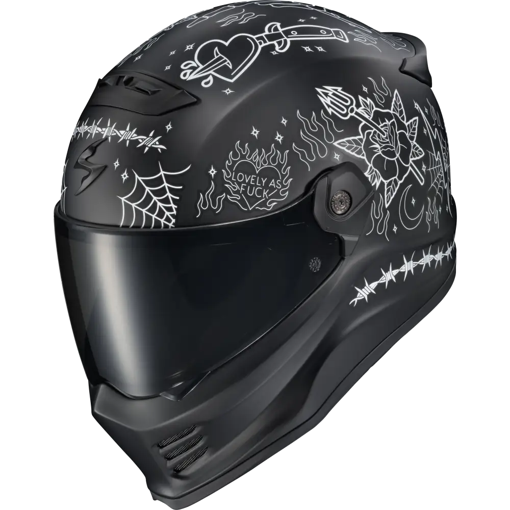 Covert Fx Full Face Helmet The Litas 2 Black Xs
