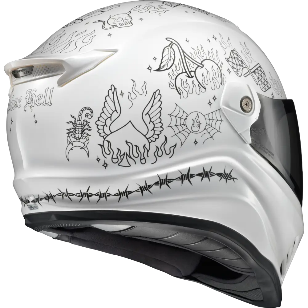 Covert Fx Full Face Helmet The Litas 2 White Xs