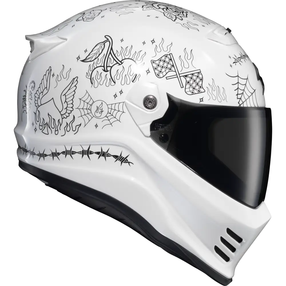 Covert Fx Full Face Helmet The Litas 2 White Xs