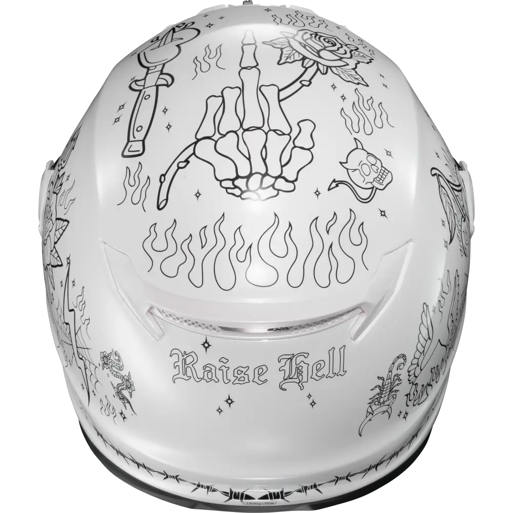 Covert Fx Full Face Helmet The Litas 2 White Xs
