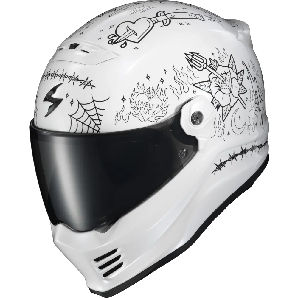 Covert Fx Full Face Helmet The Litas 2 White Xs