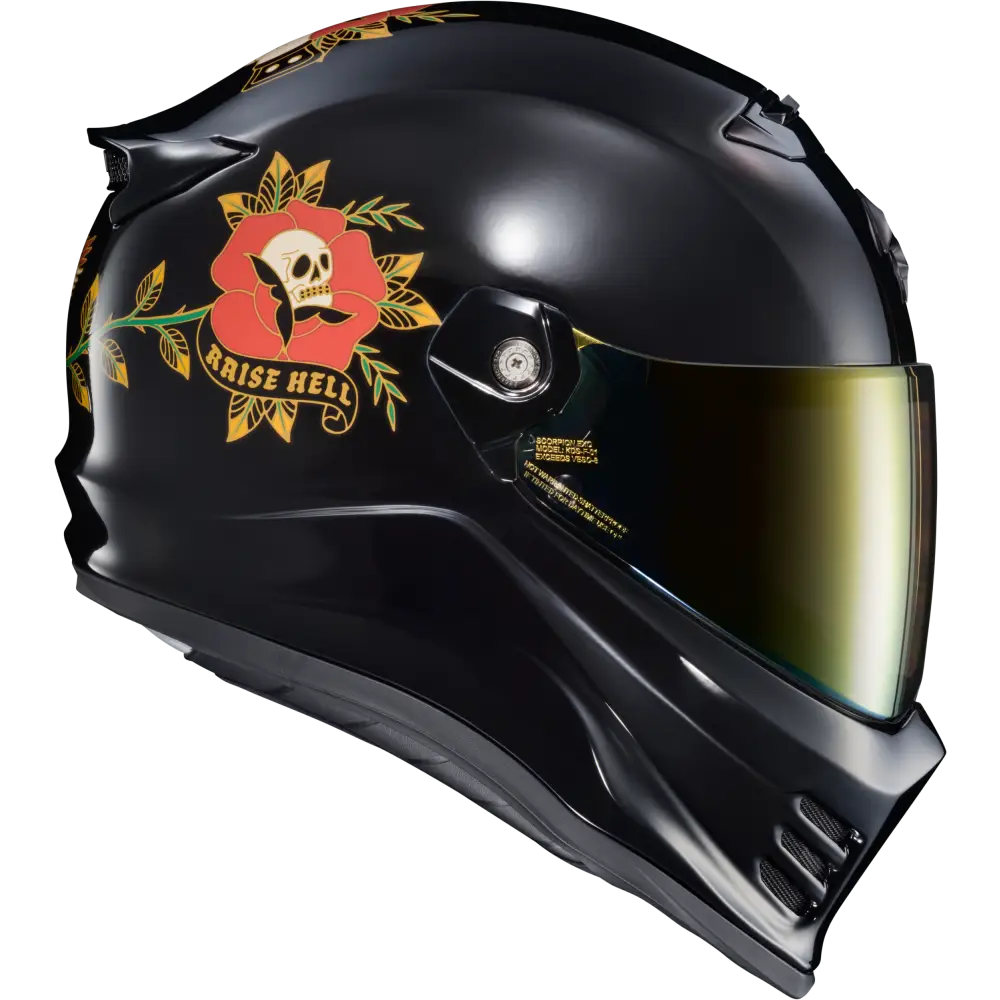 Covert Fx Full Face Helmet The Litas Gloss Black 2x