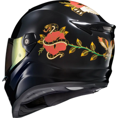 Covert Fx Full Face Helmet The Litas Gloss Black Sm