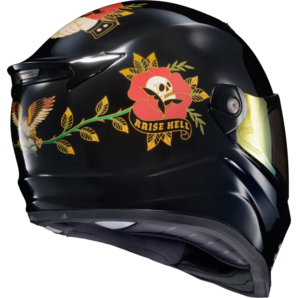 Covert Fx Full Face Helmet The Litas Gloss Black Xs