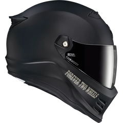 Covert Fx Full Face Helmet Vtwin Visionary Matte Black Sm