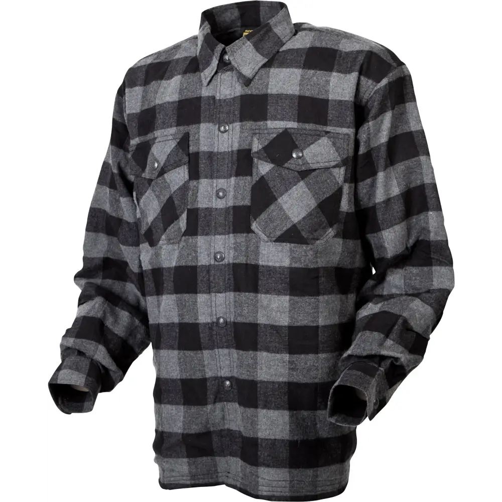 Covert Moto Flannel Black/Grey 4x