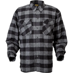 Covert Moto Flannel Black/Grey Lg