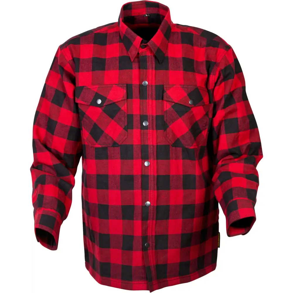 Covert Moto Flannel Red/Black Lg