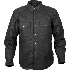 Covert Wax Riding Shirt Black Lg