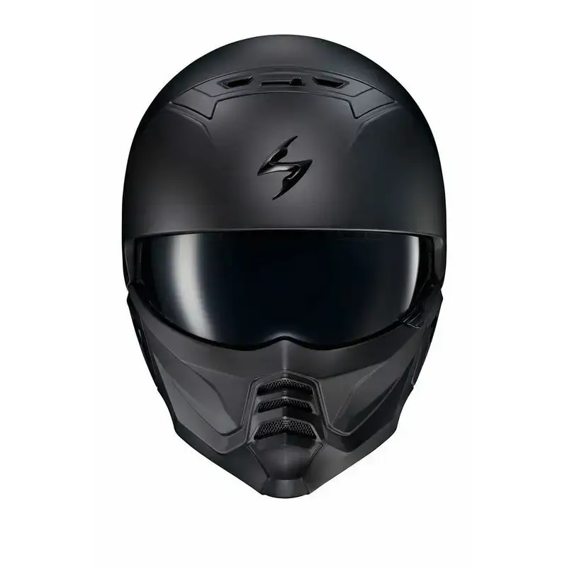Covert 2 Open Face Helmet Matte Black 2x