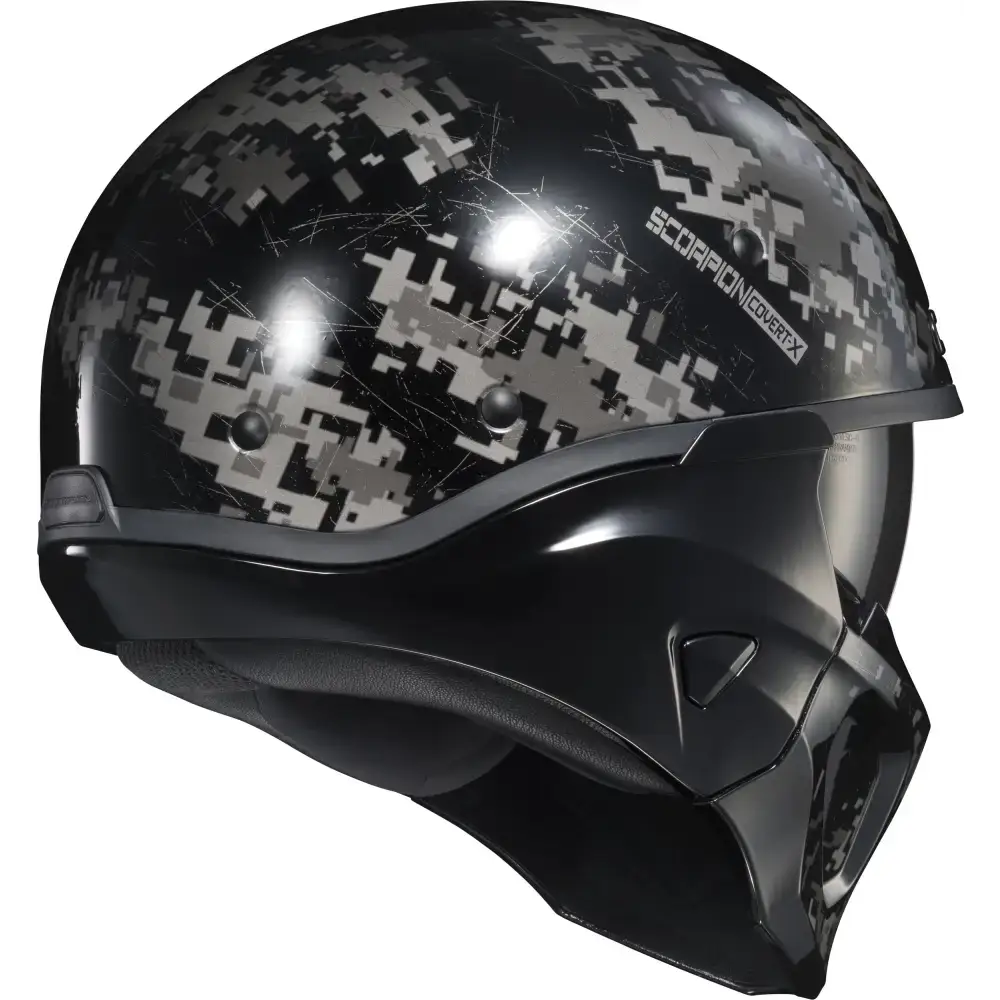 Covert X Open Face Helmet Digicamo 2x
