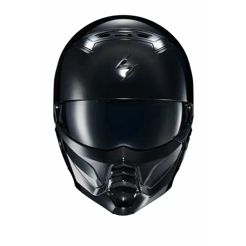 Covert 2 Open Face Helmet Gloss Black 2x