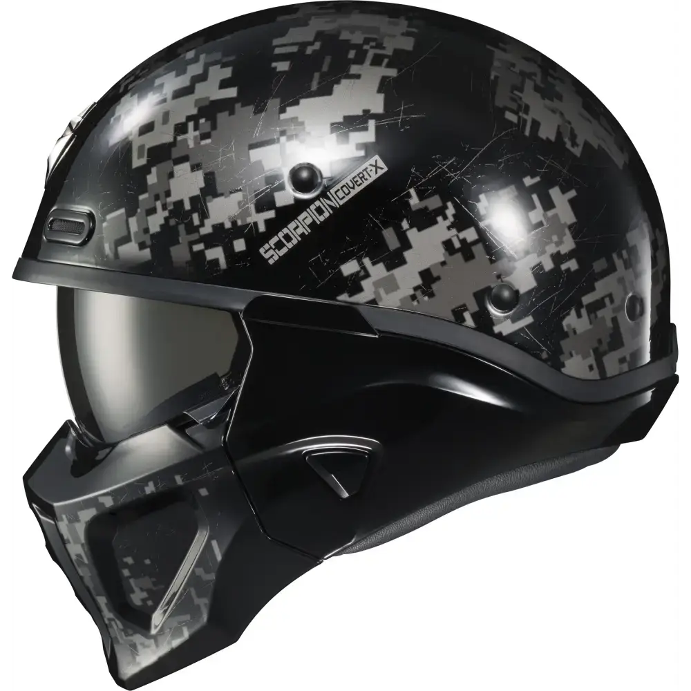 Covert X Open Face Helmet Digicamo 2x