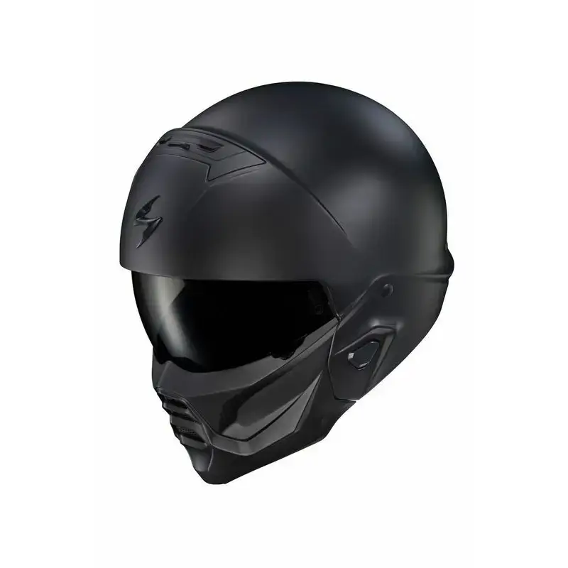 Covert 2 Open Face Helmet Matte Black 2x