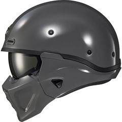 Covert X Open Face Helmet Cement Grey Sm