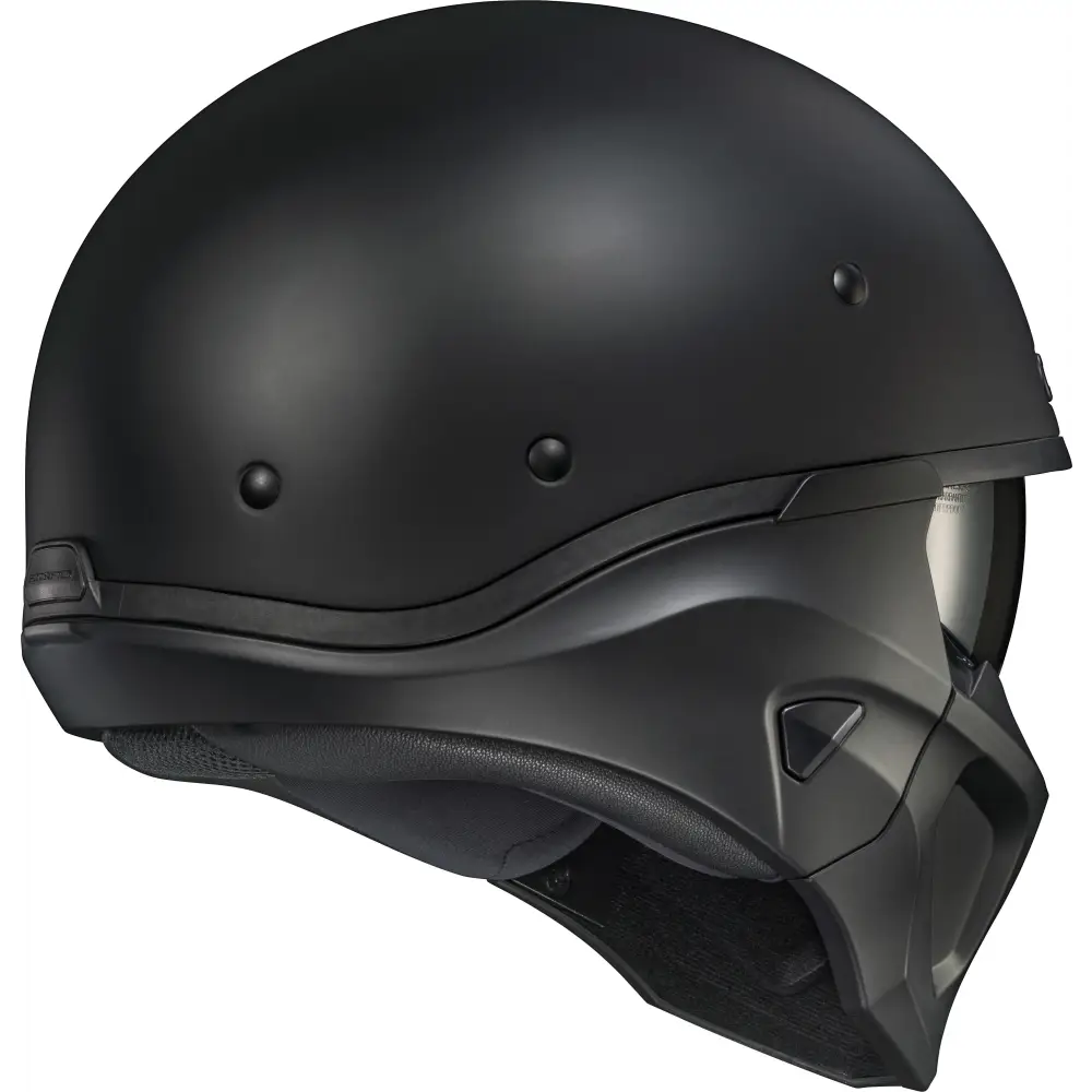 Covert X Open Face Helmet Matte Black 2x