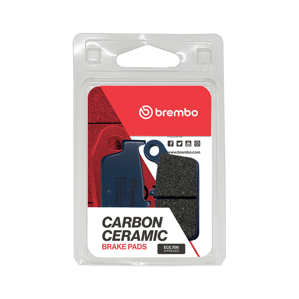 Brembo Prime CC Carbon Ceramic Brake Pads 07HO2608