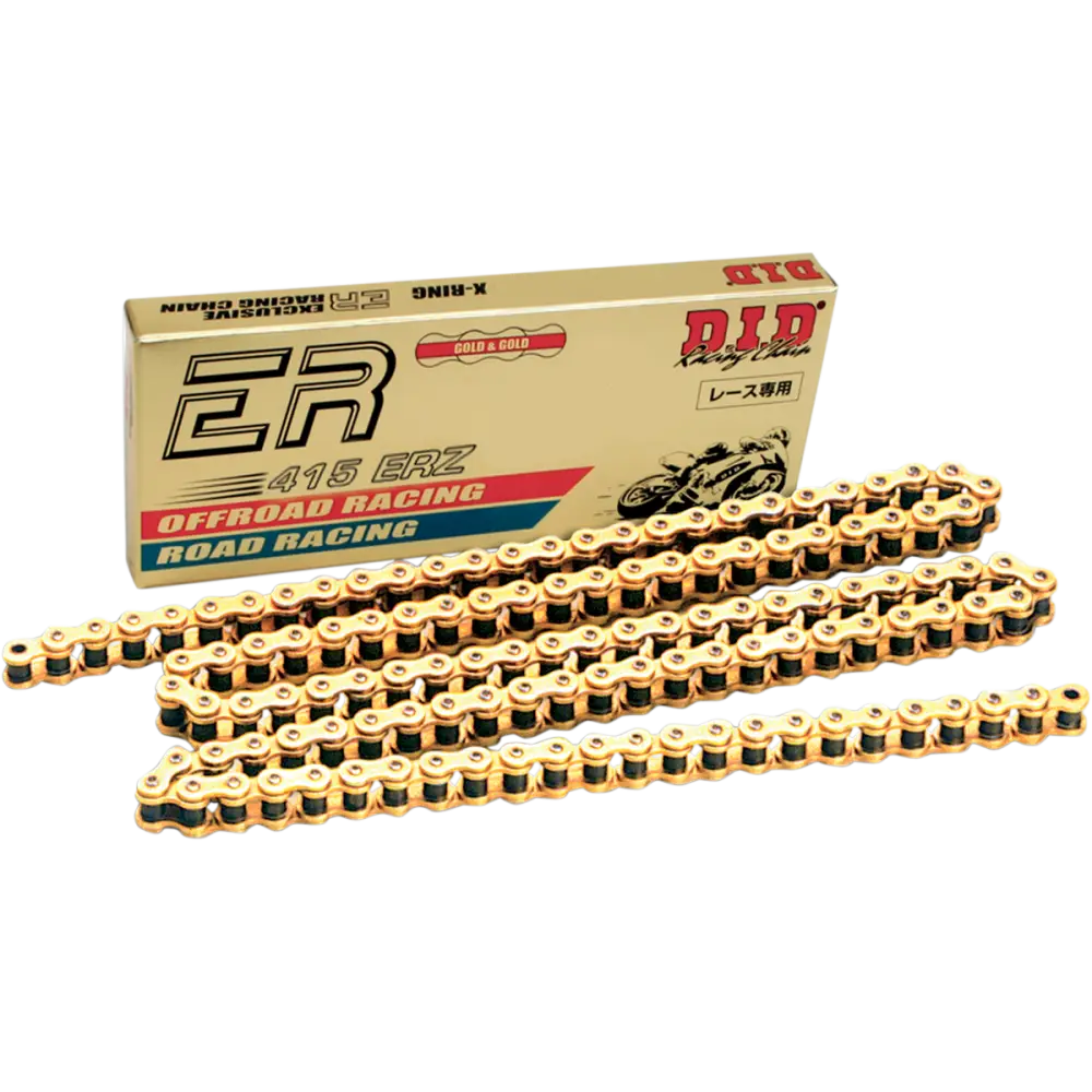 DID 415 ERZ Series - Racing Chain - 120 Links 415ERZX120RB - Motorcycle Chains