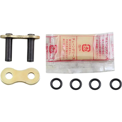 DID 520 VO - Gold & Black - Rivet Connecting Link ZJ520VOG