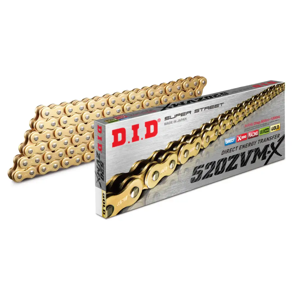 DID 520 ZVMX 120-Link Chain Race Street Chain