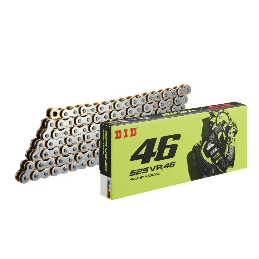 DID 525 VR46 Valentino Rossi 120-Link Chain Race Street Chain