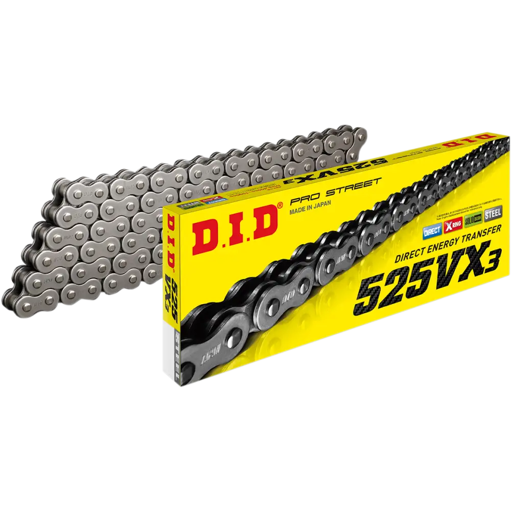 DID 525 VX3 - Drive Chain - 110 Links M525VX3X110ZB