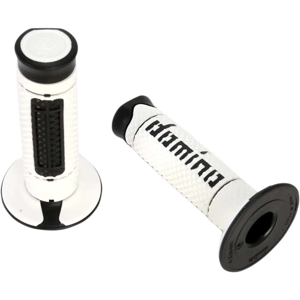 DOMINO Grips - Diamonte - Dual Compound - White/Black A26041C4046A7-0